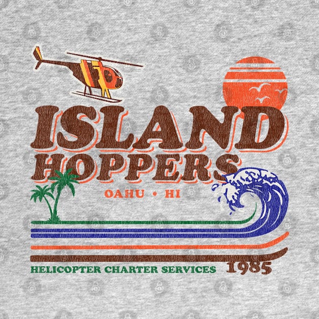 Island Hoppers Retro Worn Lts by Alema Art